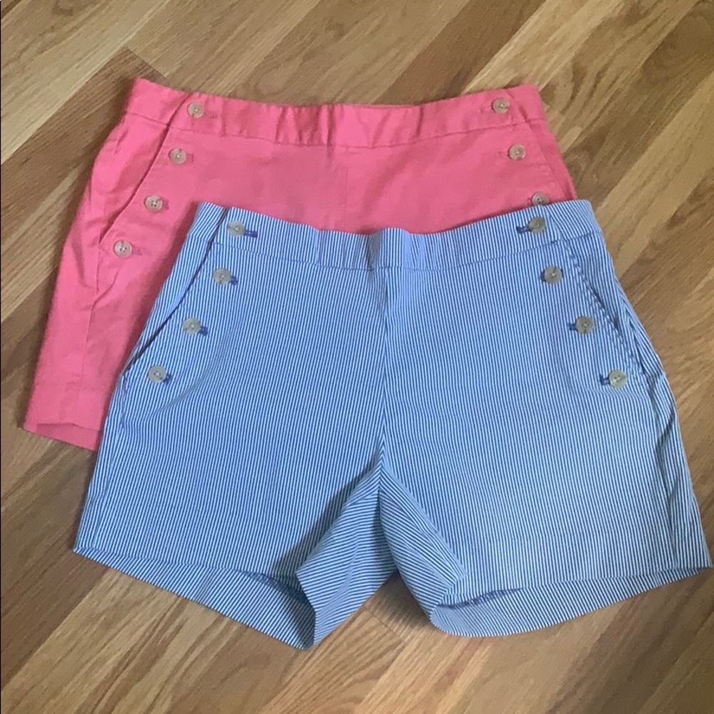 BANANA REPUBLIC Sailor Button Shorts sz 2
